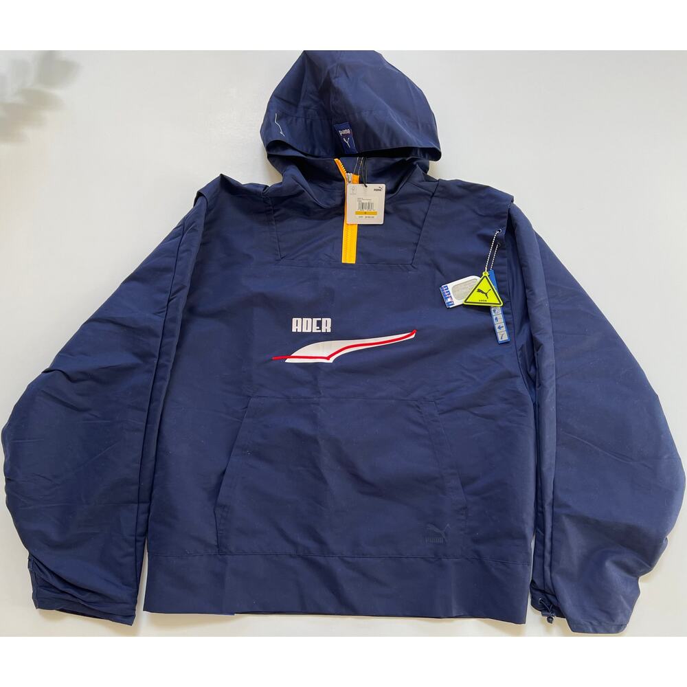 Puma X Ader Error Windbreaker Peacoat Jacket 595535-06 Men's Size M $165 NWT